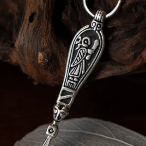 Birka Viking oorlepel, graf 507, verzilverd