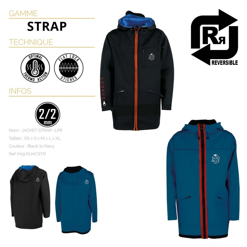 SOÖRUZ Jacket Neo Zip STRAP 2/2 Reversible - Image 3