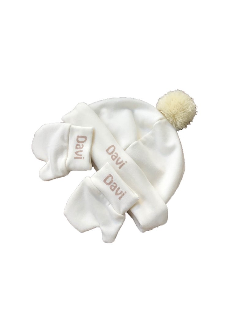 Kit Luva e Touca OFF-White - Image 3
