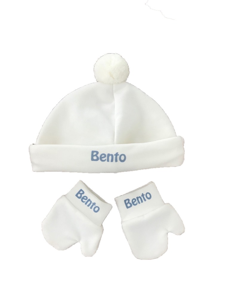 Kit Luva e Touca OFF-White - Image 2