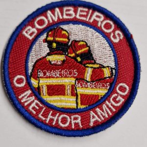 Emblema Bordado “Bombeiros – Melhor Amigo”