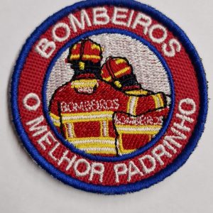 Emblema Bordado “Bombeiros – Melhor Padrinho”