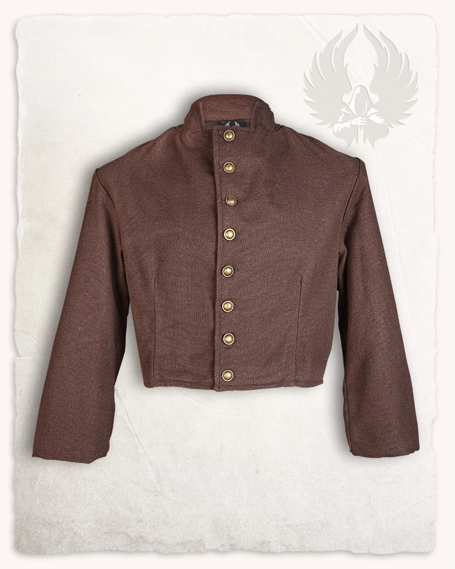 Vroege pea jacket, bruin - Image 7