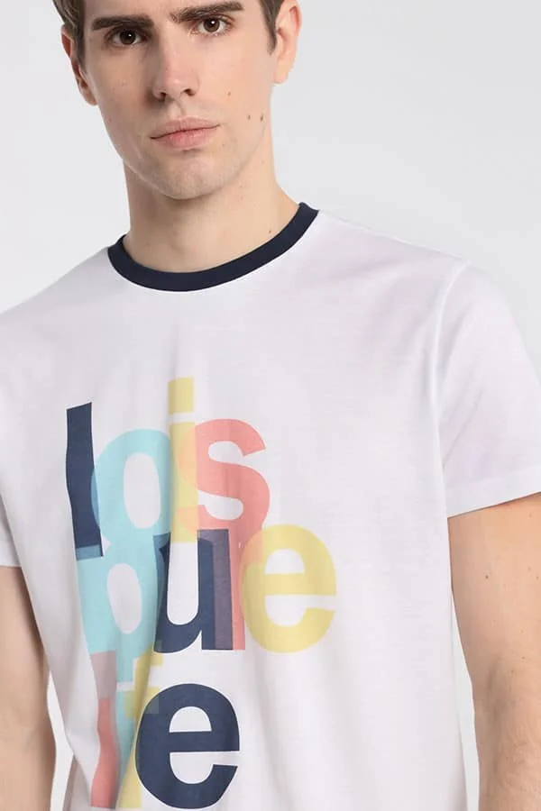 CAMISETA M/C CONTRASTE CUELLO LOIS - Image 3