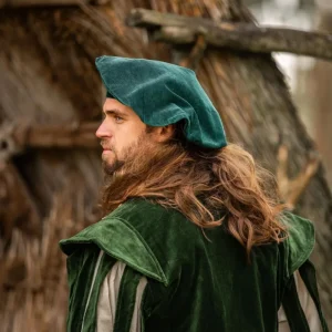 Fluwelen baret, groen