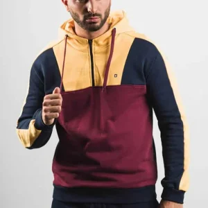 YELLOW SKIN SUDADERA COM MEIO ZÍPER