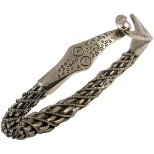Armring met slangenkop, brons