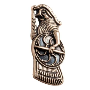 Valkyrie-amulet Suffolk, brons